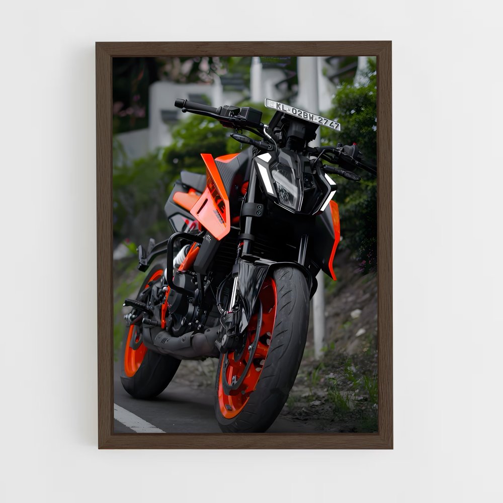 Poster Route 125 Duke – affiche KTM Moto (vue 5)